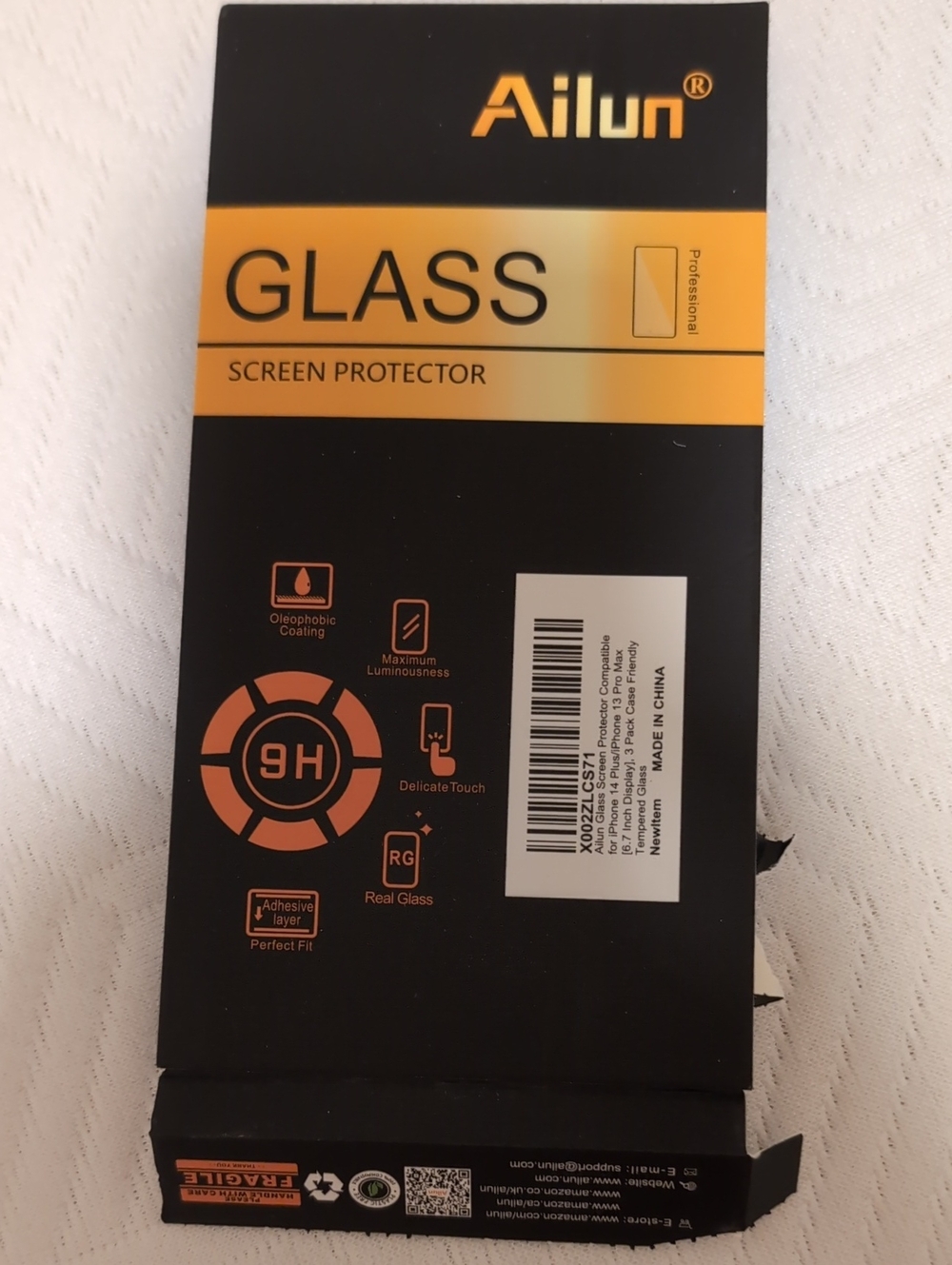 Ailun iPhone 14 Plus/iPhone 13 Pro Max - GLASS Screen Protector - 2pk